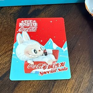 Coca-Cola We Are The Monsters Special Sofa Labubu Figure